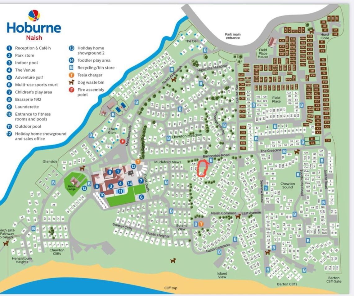 Bertie-By-The-Sea At Hoburne Naish Hotel Highcliffe Ngoại thất bức ảnh